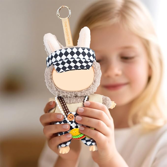 Coolcandy 17cm Doll Clothes for Doll, Fashionable Dolls Outfit with Accessories Suit, Stylish Adorable Dolls Clothes Set, Soft Fabric, Detailed Stitching(Doll Not Included)