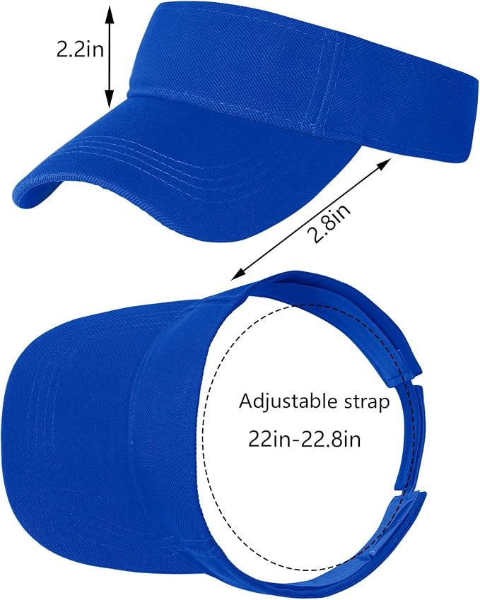 Marrywindix 1 Piece of Sport Wear Athletic Visor Sun Sports Visor Hat Visor Adjustable Cap for Women and Men