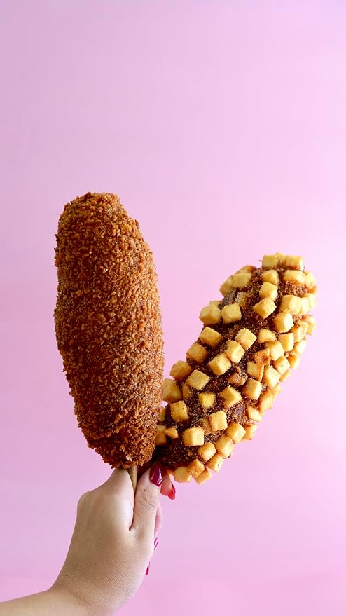 Original Mochi Corn Dog Mix - 4.5lbs - Crispy Chewy Fried Dough, Add Water, Cheese, Potatoes