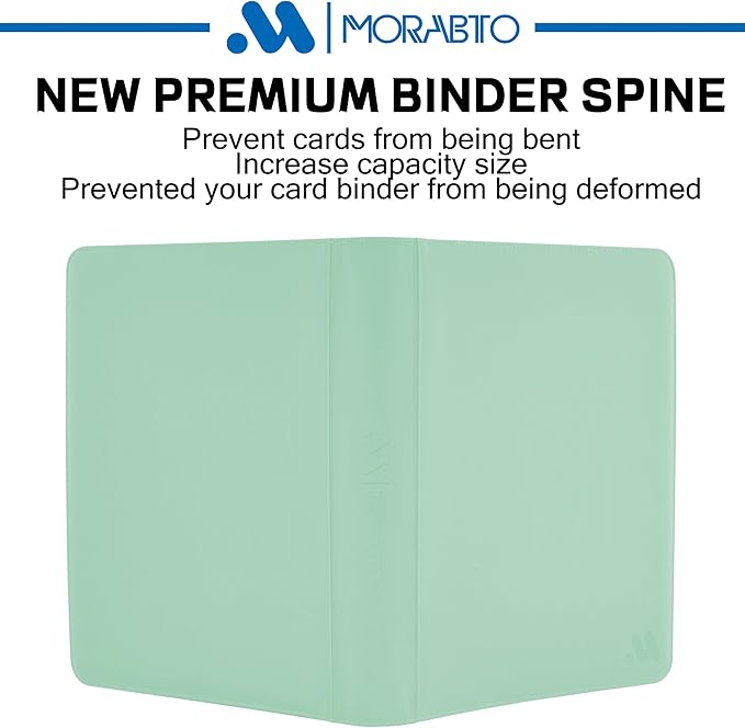 Top Loader Binder, Holds 324 Top Loaders,9 Pocket Top Loader Binders for 3" x 4" Rigid Cards,Top Loader Card Binder for Hard Plastic Top Loader