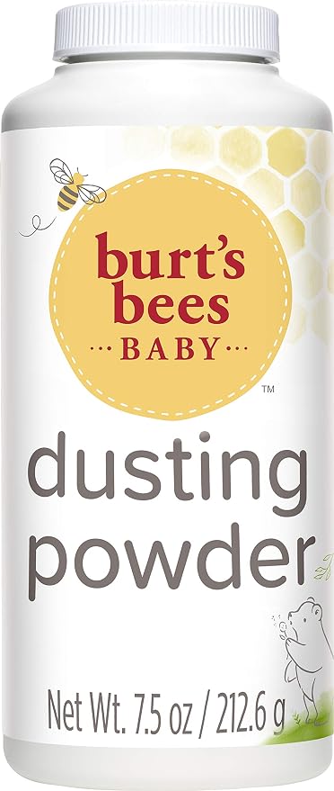 Burt's Bees Baby Powder, Hypoallergenic Dusting Powder, Non-Irritating, Calming Skin Care, All Natural, Talc Free,7.5 Ounce (Pack of 3)
