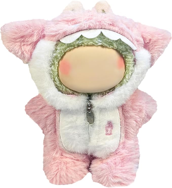 Clothes Fit for 17CM Doll, Fashion Doll Clothes Outfit Set Cute Theme Designer Toys Dress Accessories for Collector Fans Display (Pink Shark)