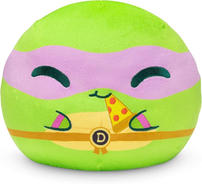 TeeTurtle Teenage Mutant Ninja Turtles 6" Reversible Plushie - Donatello - Cute Kawaii Soft Stuffed Animal