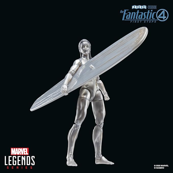 Marvel Legends Series Silver Surfer, The Fantastic Four: First Steps Movie Collectible 6 Inch Action Figure Toy