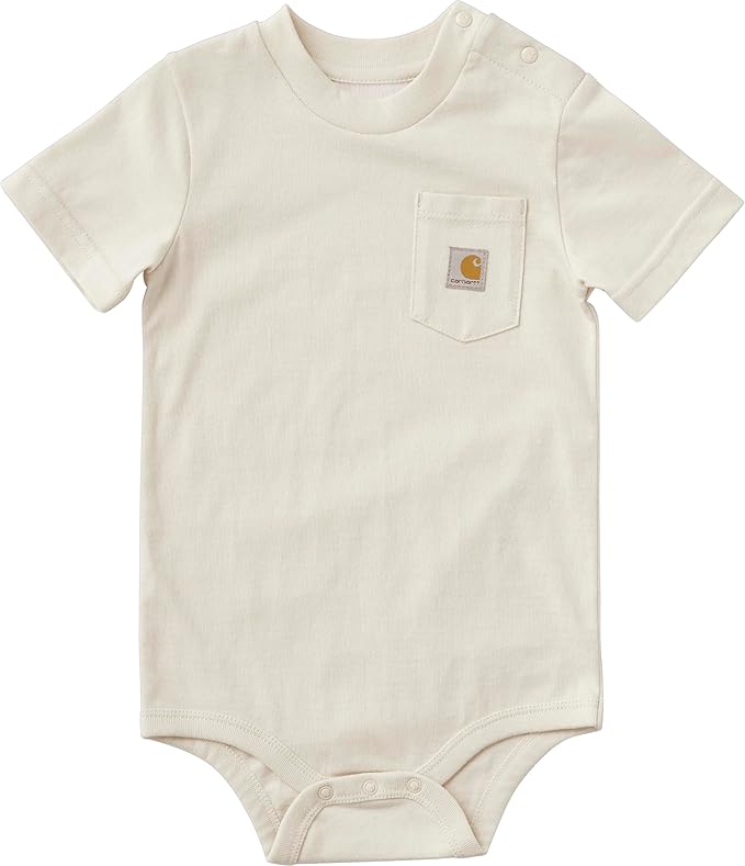 Carhartt Unisex Baby, Short-sleeve Bodysuit Pocket T-shirt