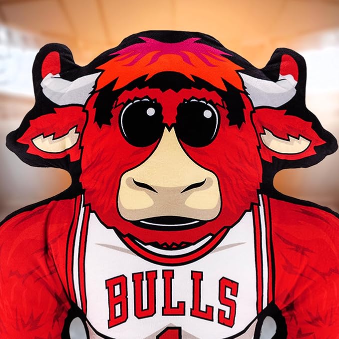 Bleacher Creatures Chicago Bulls Benny The Bull 24" NBA Masoct Bleacher Buddy - Soft Plush Toy