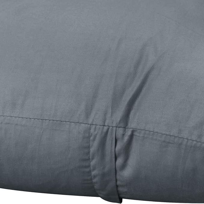 4-Pack 100% Cotton Lumbar Comfortable Solid Decorative Throw Pillow Case,Thmyo Rectangle Cushion Cover Pillowcase Sublimation Blank Pillow Covers DIY Throw Pillowcase(12x20inch/30x50cm, Dark Grey)