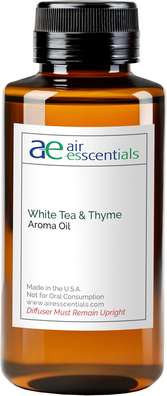 White Tea & Thyme Aroma Oil, Essential Oils Blend for Diffusers & Scent Machines, Rose Petals, Thyme & Balsam, Aromatherapy, Cold Air Diffuser Compatible, 300 mL