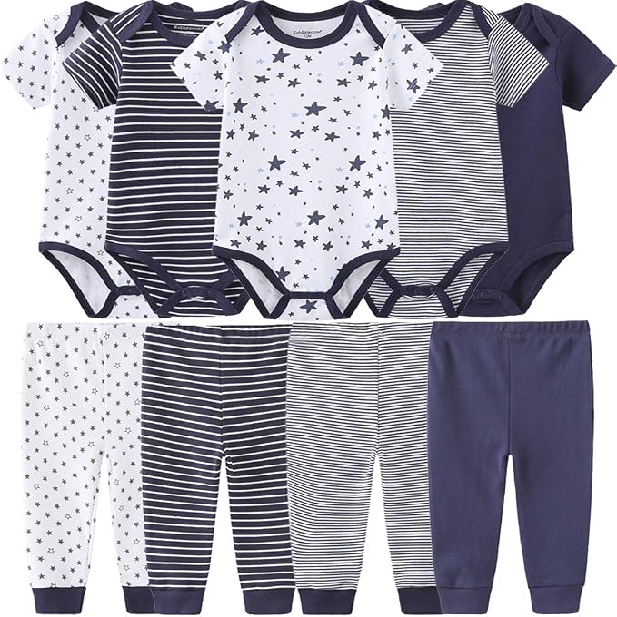 Kiddiezoom Unisex Baby Layette Essentials Giftset Clothing Set 19-Piece For Newborn Baby