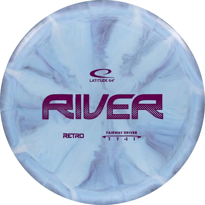 Latitude 64 Retro Burst Disc Golf Starter Set | Perfect Disc Golf Set for New to Intermediate Players | Includes Bonus Mini Marker | Grippy Base Plastic | Colors May Vary