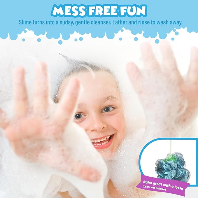 Tub Works Bath Soap & Slime Body Wash, Variety Pack | Nontoxic | Stretchy, Squishy Slime Soap & Gooey, Playful Sensory Fun Kids & Toddler Bath Toys (10 Piece Set)