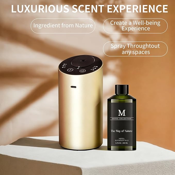 Hotel Collection Diffuser Oil-The Way of Nature, 6.76 Fl Oz (200ml), Home Luxury Aroma & Hotel Fragrance Diffuser Oil for Aromatherapy Bigger Bottle& Longer Lasting