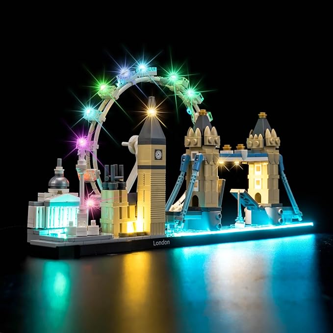 LED Lighting Compatible with LEGO Architecture London Skyline 21034，Light Kit Compatible with LEGO 21034, NOT Included The Model Set - JUST Lights