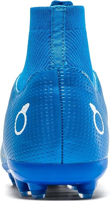 Kids Soccer Cleats Boys Girl Football Cleats Youth Turf Soccer Cleats High Top Athletic Outdoor Trainning Football Shoes for Little/Big Kid