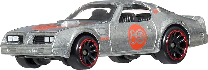 Hot Wheels Mattel 80th Anniversary 7-Pack Ride-On Toy Cars, Includes 7 Mini Cars, Ages 3 and up, Metal JHF01