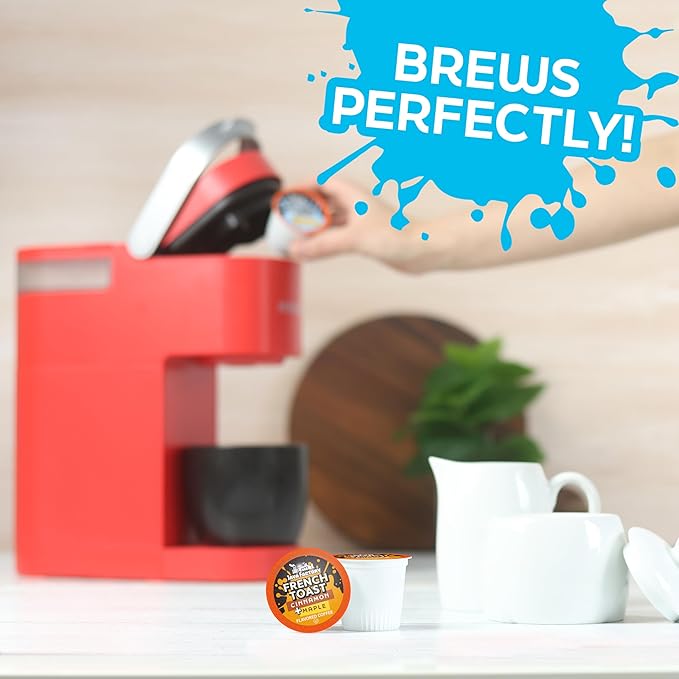 Java Factory Coffee Pods Cinnamon and Maple Flavored Coffee Compatible with K Cup Brewers Including 2.0, French Toast, 80 Count