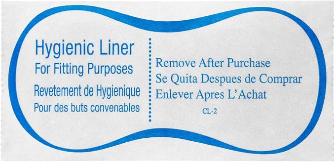 True Fit Protective Hygienic Clear Adhesive Liners Strips Swimwear Bikini Lingerie (50)