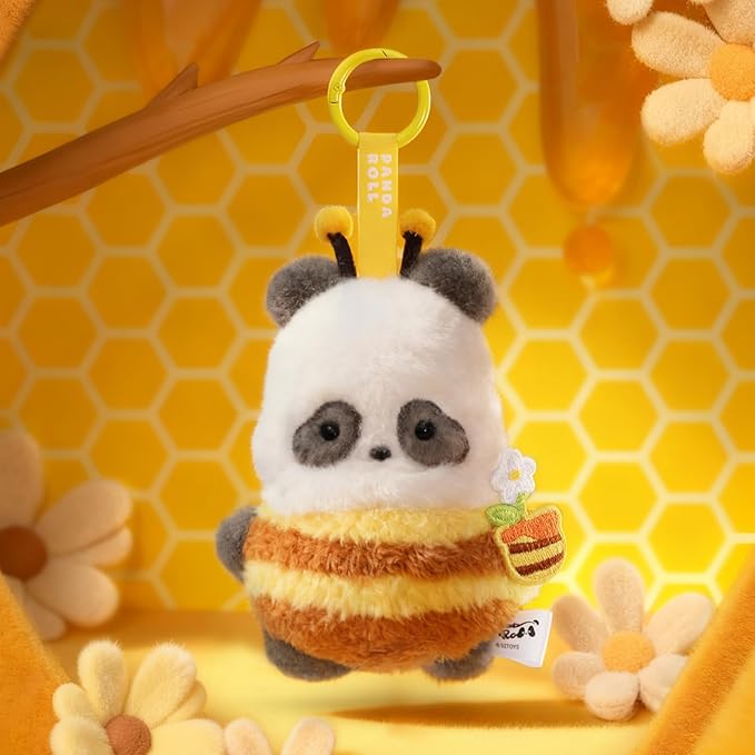 52TOYS Panda Roll Happy Weekend Series Blind Box Stuffed Animal Plush Toy with Soft and Adorable Design, 1PC Perfect for Cuddling, Display, and Unique Posing, Ideal Gift for Panda Enthusiasts