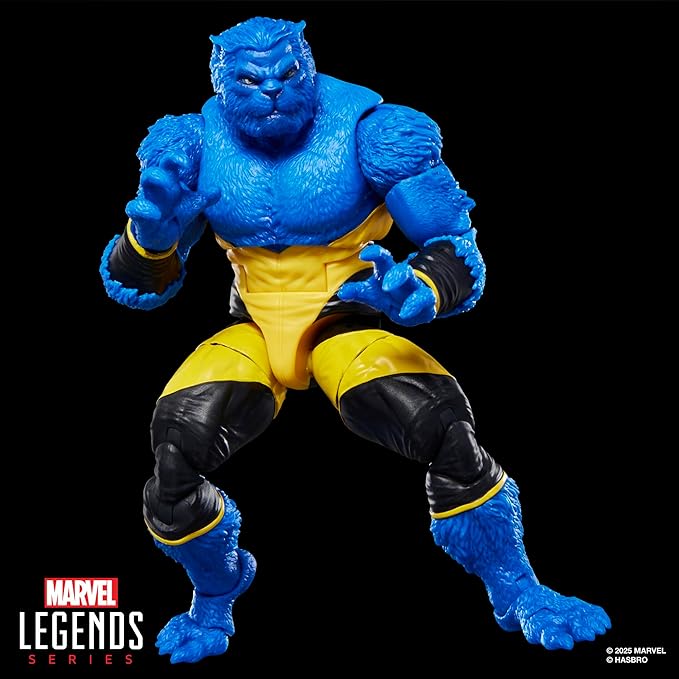 Marvel Legends Series Marvel's Beast, Astonishing X-Men Comics-Inspired Collectible 6-Inch Scale Action Figure with Character-Sized Comic Accessory