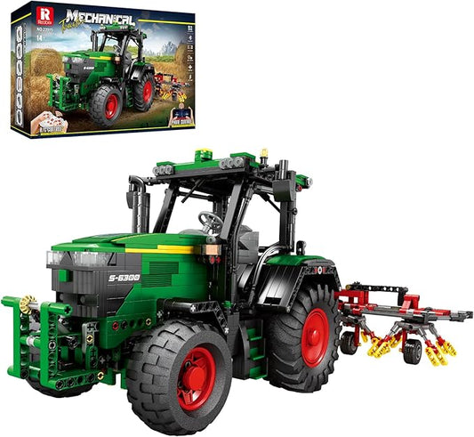 Tractor Building Blocks Set 22015, APP Remote Control Construction Toy Vehicle Model Kit for Adult, Farm Technic Truck Model Kit, Gifts for Kids 14+