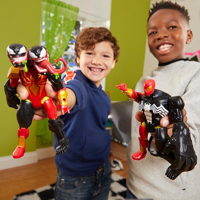 Spider-Man MixMashers Marvel Iron Spider Custom Spider-Man Mix-and-Match Deluxe Action Figure & Accessories, 5-Inch-Scale (12 cm) Super Hero Toys, Ages 4+