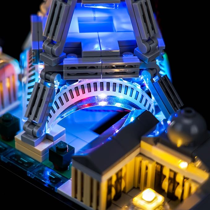LED Lighting Compatible with LEGO 21044 Paris City Skyline - JUST Lights, Light Kit Compatible with LEGO Architecture 21044 Paris, NOT Included The Model Set