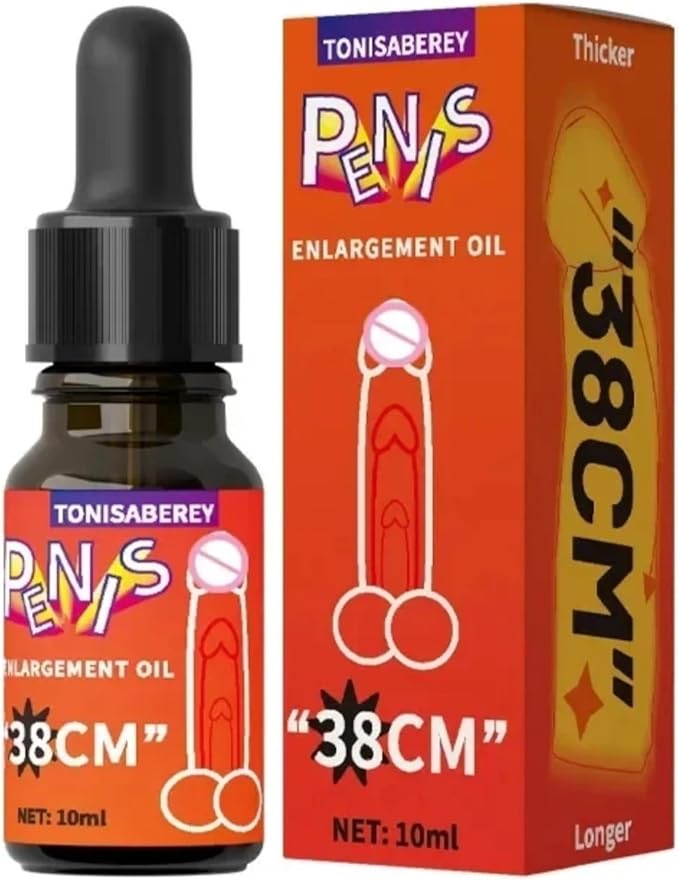 Enlargement Oil - Enlarge Massage Oil with Herbal Ingredients to Help Increase Size, Girth and Length - 0.34 Fl Oz by Tonisaberey (Pack of 5)