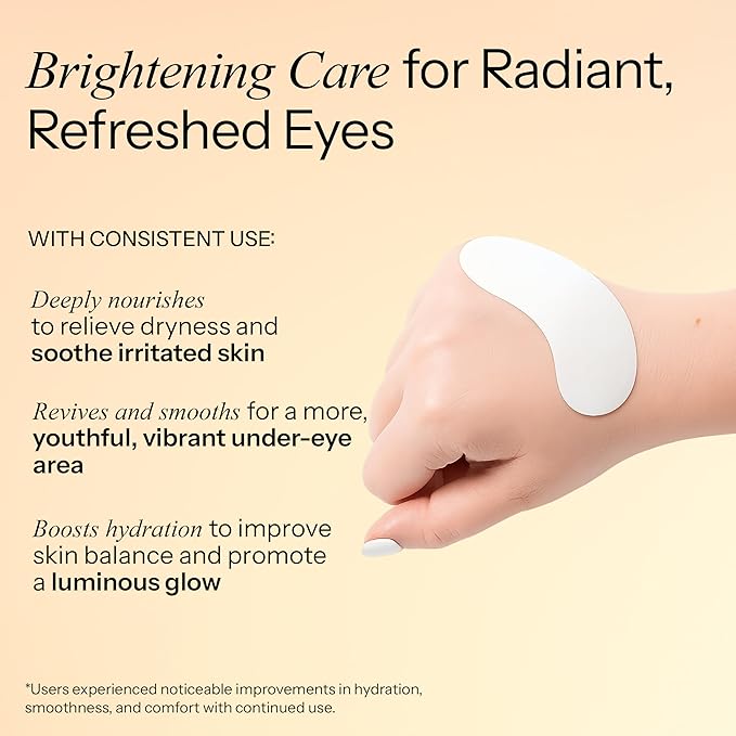 Vitamin C & Vitamin E Under Eye Patches – Dermatologist Tested, Anti Aging, Korean Skin Care – Hydrates, Firms, Reduces Look Of Fine Lines, Puffiness Reducer – Vegan, Clean – 5 Pairs