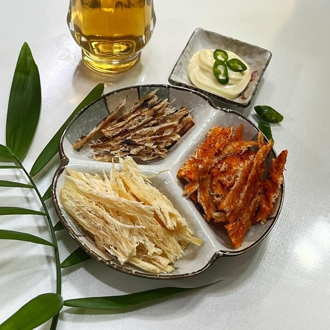 JOKUNA - Korean dried squid - Soft and chewy texture squid (Spicy, Butter, Roasted) (Spicy - 5 pack)