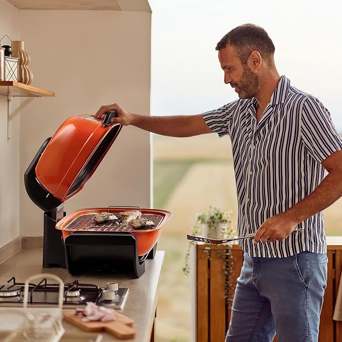 Electric Roaster Oven, Techwood 1300W Fish Roaster Korean BBQ 3-in-1 Electric Indoor Grill with Timer Control Knob, Double Sided Heating, Roast, Toast, Grill & More for Parties & Everyday Meals