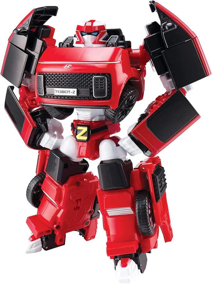 New TOBOT, TOBOT Z, Youngtoys Transforming Collectible Vehicle to Robot, Heroes Animation Character Toys for Kids 3 and up Transform Toys Cars, Large Size 8-inch