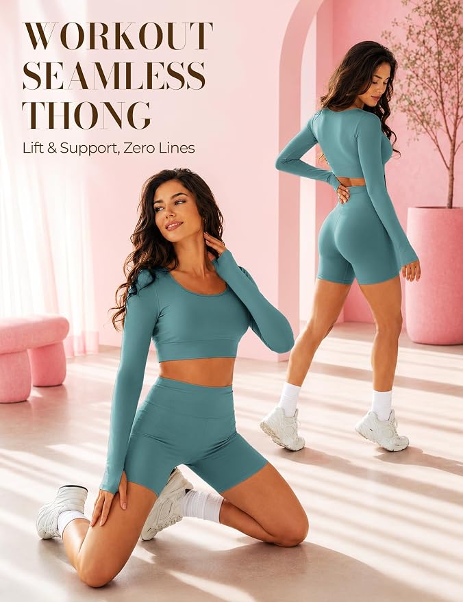 Thongs Seamless Underwear for Women No Show Thong Panty Liners Breathable Sexy Stretch Buttery Soft G-String Panties