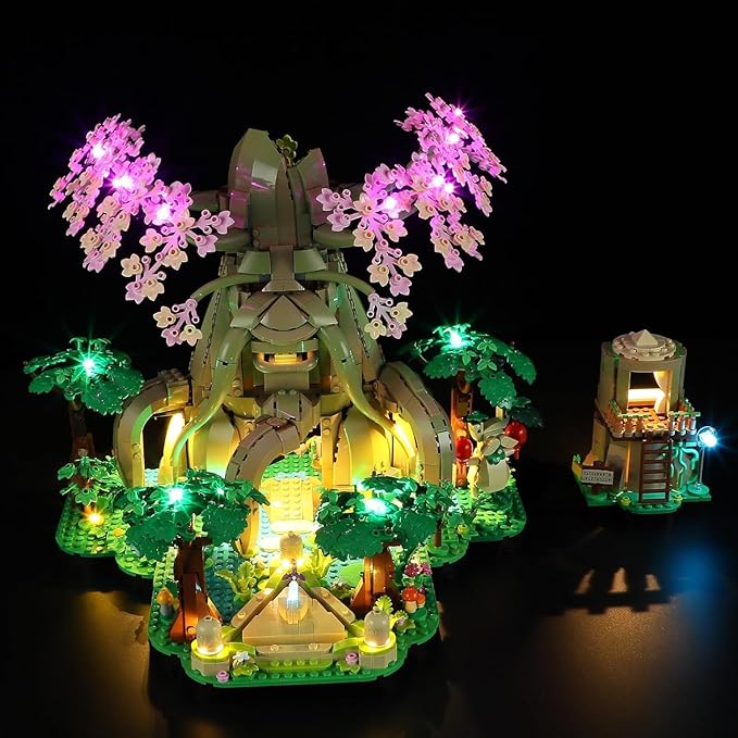 LED Light Kit for Lego 77092 Great Deku Tree 2-in-1 Set, Compatible with Lego 77092 Building Blocks Model(Not Include Blocks Set)