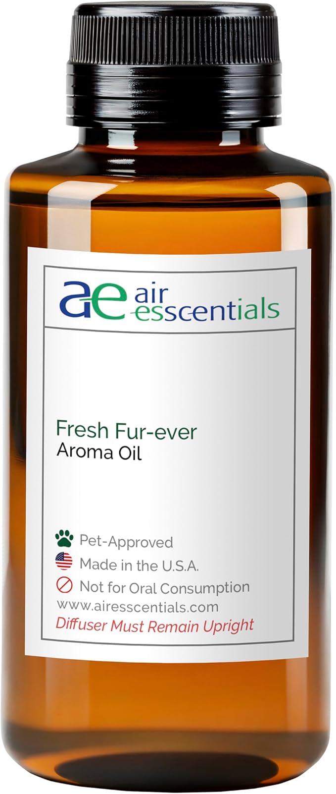 Air Esscentials Fresh Fur-Ever Aroma Oil - Pet-Preferred Pure Essential Oil for Scent Machines & Cold-Air Diffusers | Juicy Peach & Lemongrass | Floral Harmony | Soothing Sandalwood Finish | 300mL