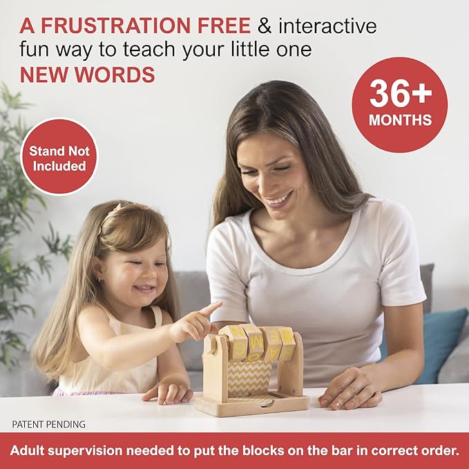 Spinning Speller - Expansion Pack - Wooden Spelling Game - Frustration-Free Montessori Learning Letters Educational Games for Kids - Combines ABC Blocks Puzzle & Flashcards into Easy Fun Activity