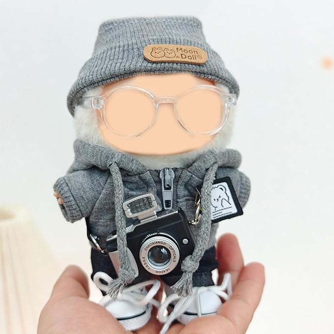 Clothes Sets Suitable for 17cm Dolls (Only Clothes No Doll ) Hoodie Clothing Accessories, Cardigan Outfits Suitable for Doll Soft Clothing Replacement