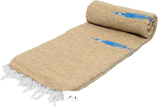 Open Road Goods Mexican Thunderbird Yoga Blanket, Handwoven Throw for Yoga, Meditation, and Home Décor – Versatile Blanket for Beach, Picnic, Camping, or Outdoor Use