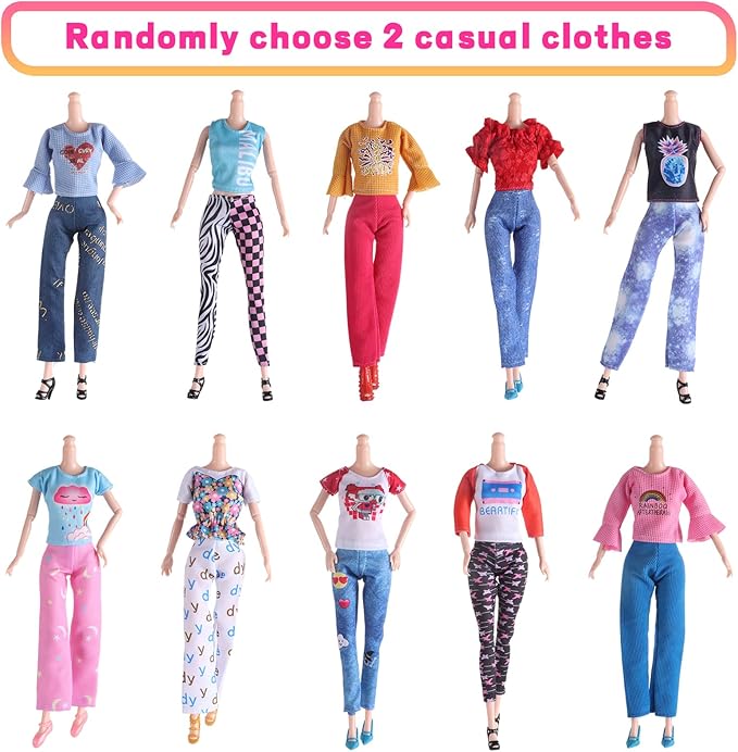 106Pcs Doll Clothes and Accessories Closet Wardrobe Playset for 11.5 Inch Girl Dolls Including Wardrobe, Shoes Rack ,Suitcase, Clothes, Dresses, Swimsuits, Shoes Hangers, Necklace ,Bags