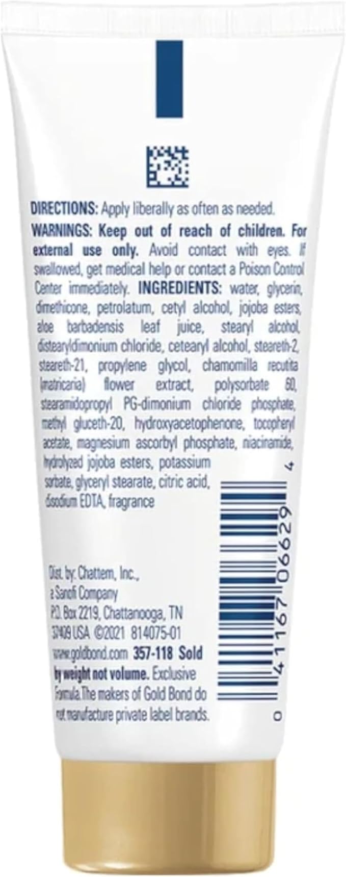 Gold Bond Ultimate Healing Skin Therapy Lotion Aloe Travel Size 1 Oz (Pack of 6)