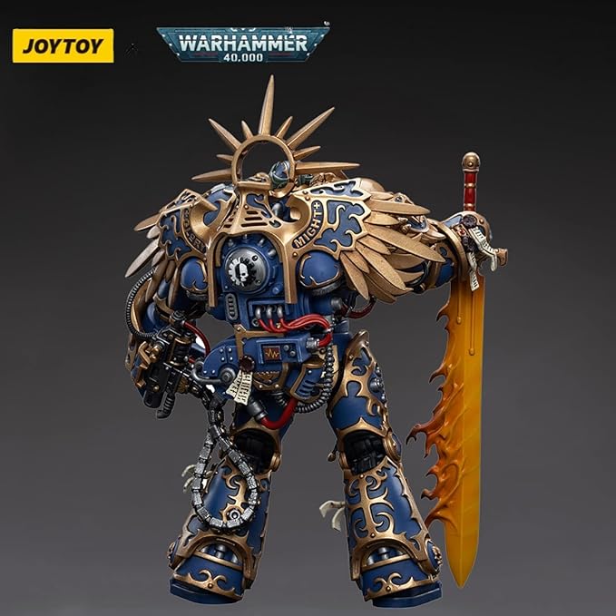 JOYTOY Warhammer 40,000 1/18 Action Figure 7.08-Inch Ultramarines Primarch Roboute Guilliman Collection Model Christmas Birthday Gift JT6342
