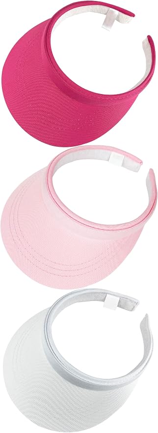 3 Pack Sports Sun Visor Hat Women Men Adjustable Clip On Visors Outdoor Golf Beach Cap