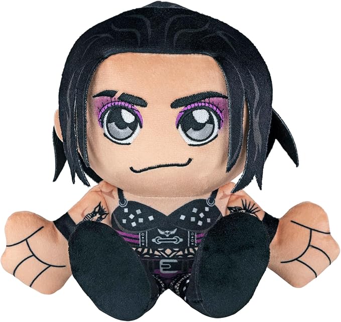 Bleacher Creatures WWE Diva Rhea Ripley 8" Kuricha Plush - Soft Chibi Inspired Toy