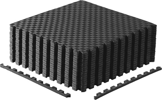 CAP Puzzle Exercise Mats | 1/2” Thick EVA Interlocking Foam Tiles for Home Gym Flooring | Multiple Options