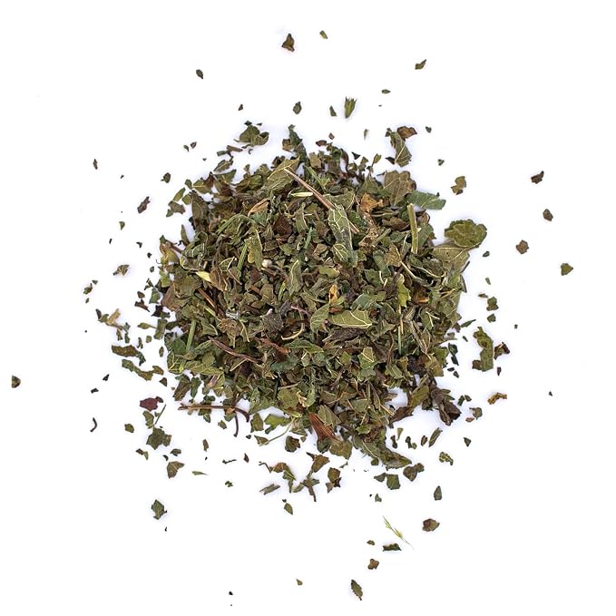 MagJo Naturals Lemon Balm Tea, Bulk Herbal Tea, Loose Leaf Melissa Officinalis, Caffeine Free, Cut and Sifted, 1 pound (16 ounces) (1 pack)