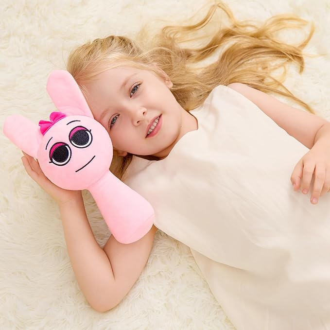 XYG® Sprunky Game Plush, Sprunky Toys Plush, Soft Stuffed Animal Pillow Doll Christmas Birthday Gifts Figure Plushies Birthday for Fans Kids Adult(10" Pink)