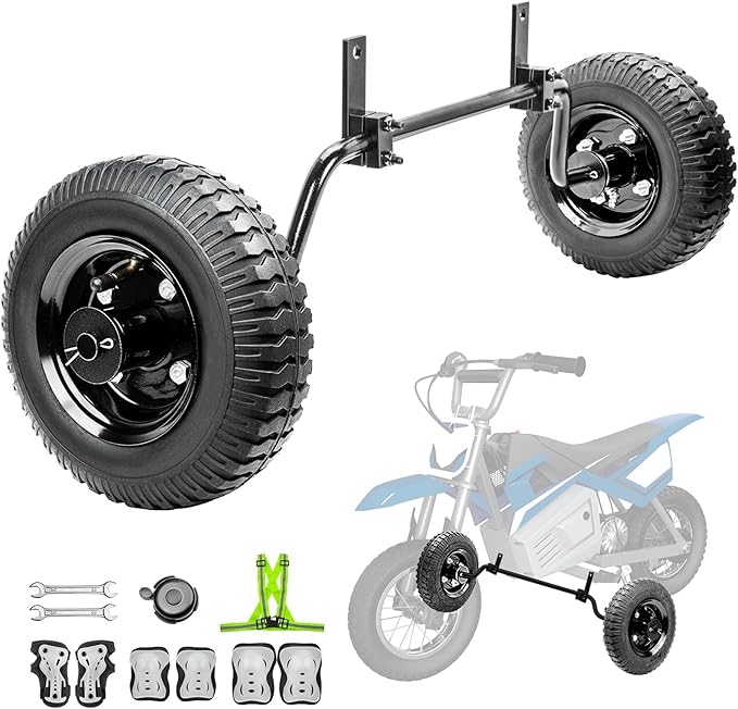 Dirt Bike Training Wheels 4PR Compatible with Razor MX500 MX125 MX400 MX350 MX650 SX500 & PW50 CRF50 XR50 TTR50 PW80, CT100U CC100X CT200U, Adjustable Height, 10 Years Warranty