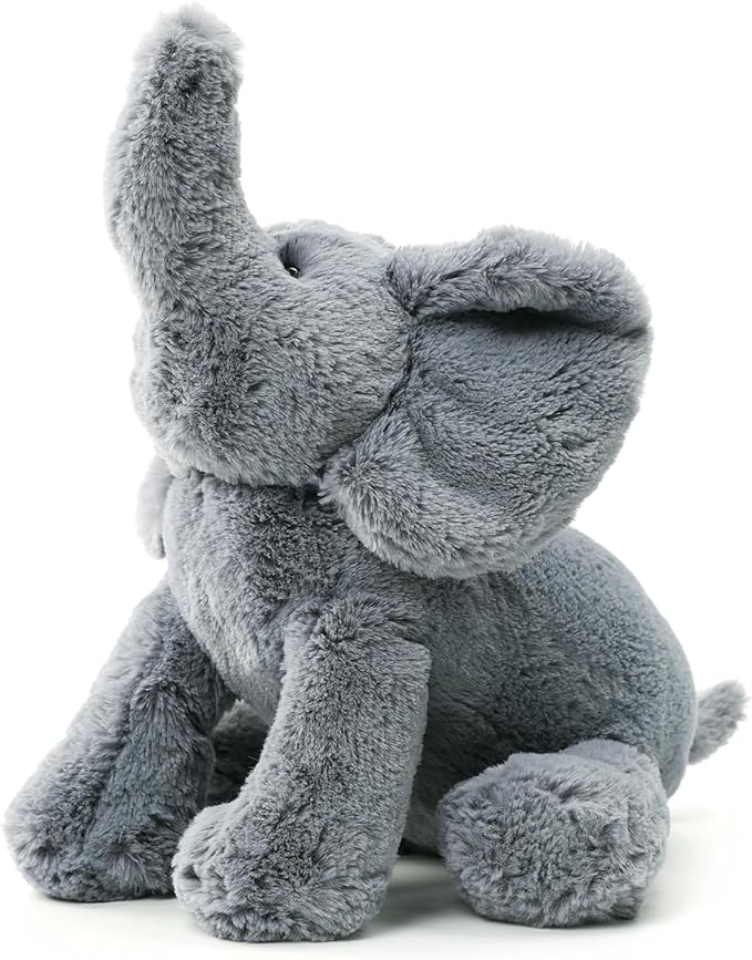 RECUR Plush Gray Elephant Stuffed Animals,Soft Plushie,12 Inches,Adorable Gift for All Ages