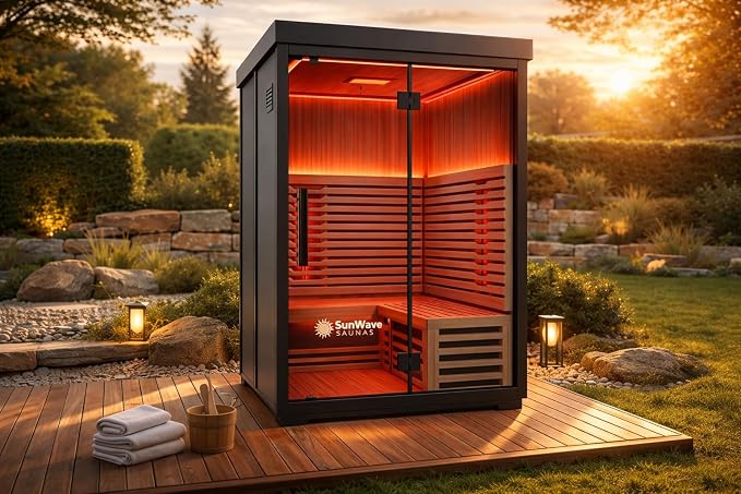 SunWave Nova 2 | 2-Person Outdoor Infrared Sauna