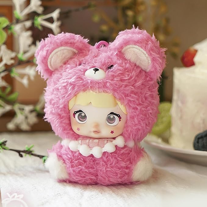 BEEMAI Nommi Baby Series Plush Blind Box 8PCs (Set of 8 No Repeat) Cute Figures Collectible Toys Birthday Gifts