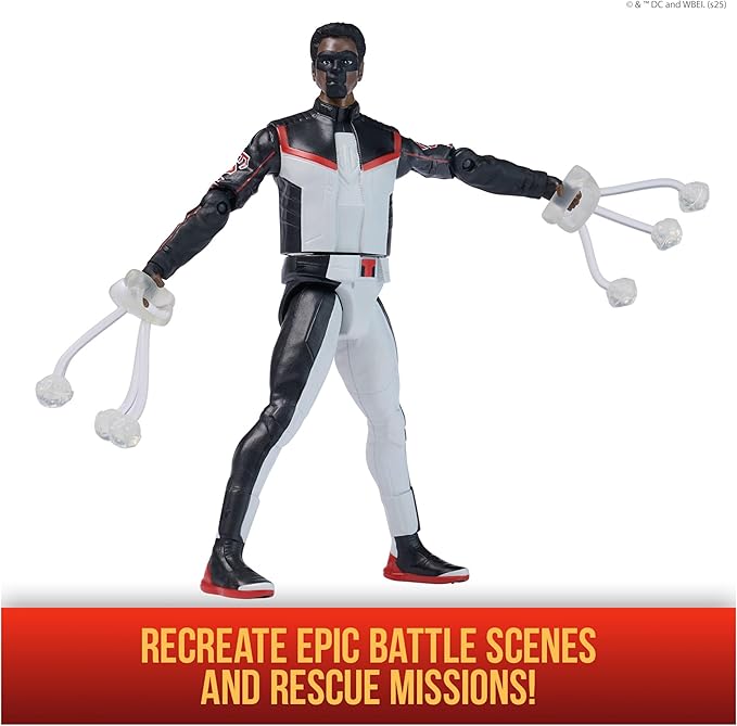 DC Comics, Superman, Mr. Terrific, Epic Strike Action Figure, 6-Inch Tall, Authentic Movie Styling, Includes 2 Accessories, Kids Toys for Boys and Girls Ages 4 and Up